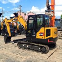 Excavateur Sany mini utilisé SY55U Sany 5 tonnes Excavateur avec pièces d'origine