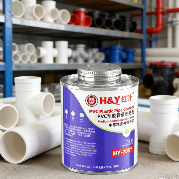 Medium Bodied Transparent PVC Solvent Cement For Water Pipe Engineering