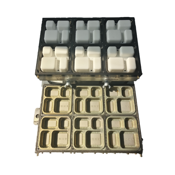 PP PET Plastic Takeaway Food Container Mold Positive Pressure Thermoforming Mold