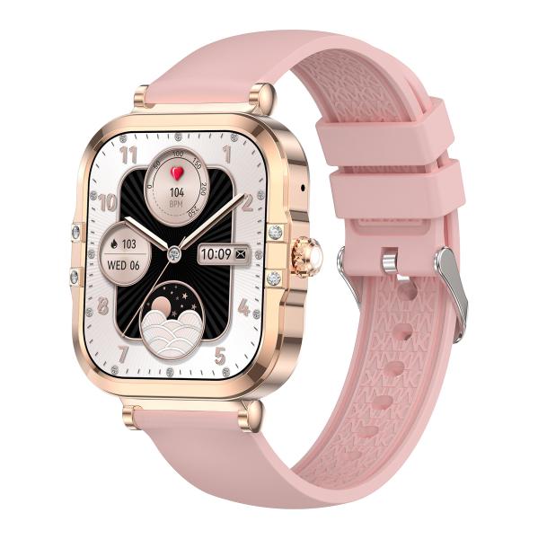 Fonction NFC HD Écran rétinien Smart Watch HK82 Prend en charge une centaine de modes sportifs