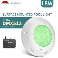 A associação da fibra de vidro do diodo emissor de luz de SMD5050 RGBW ilumina luzes em mudança da piscina da cor 18W