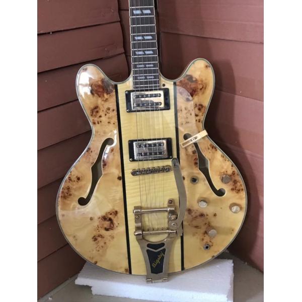 New High quality Archtop guitar jazz electric guitar bigsbys tremolo hollow body guitar