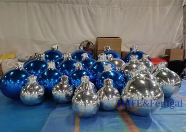 Ornamentações infláveis de Natal para interiores e exteriores Balões de espelhos para atividades festivas