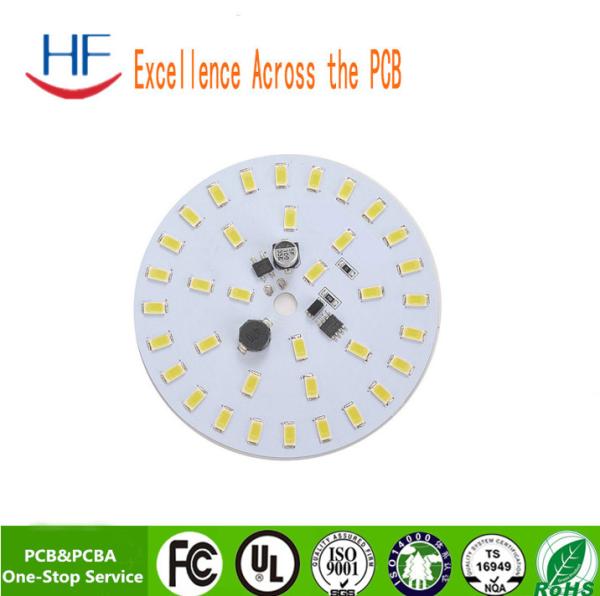 LED Single Sided PCB Board Design Fabrication 22F Fiberglass 1.6mm HASL