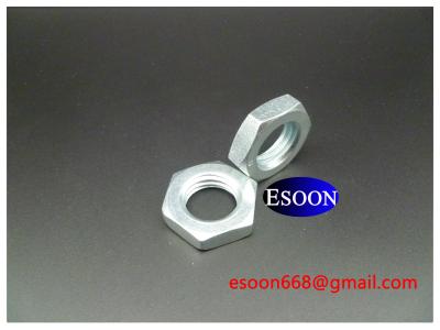 M16,M8 DIN439 Hex thin nut,Zinc Plated,Carbon steel Grade 8.8 Class,DIN936