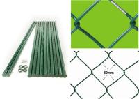 2.5mm 2 avançam a altura Diamond Chain Link Fencing de 8ft