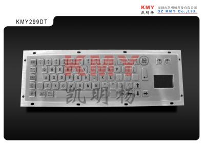 Clavier industriel du clavier 1.4KGS d'acier inoxydable de kiosque interactif avec le Touchpad