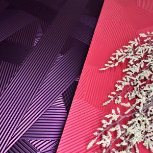 3D Geometric Wall Panel Film Matte PVC Foil for Vacuum Press Thermoforming