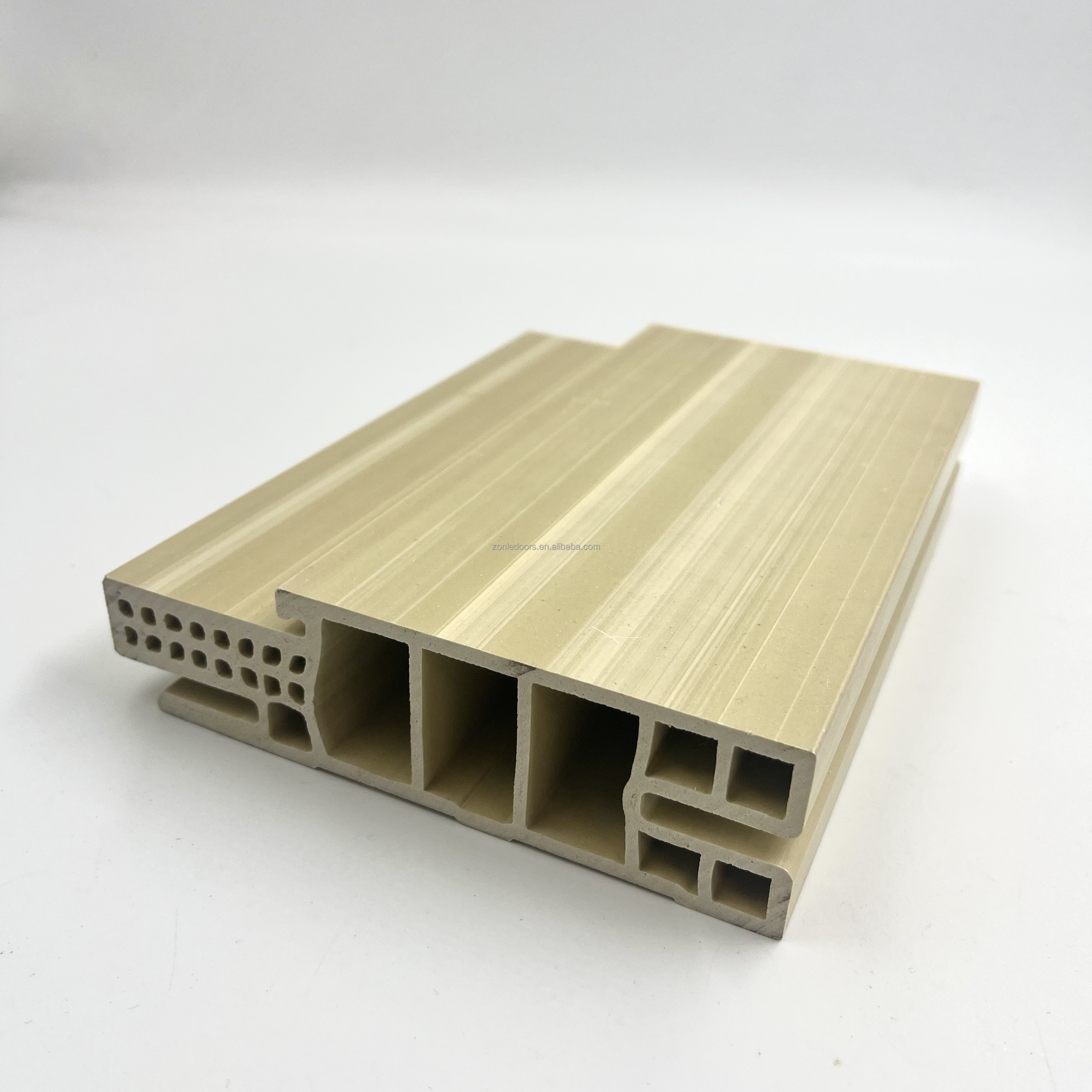 Factory Supply WPC Waterproof Modern Interior PVC Bedroom Doors Panel Sample Jamb Frame for Houses Project With Smart Lock