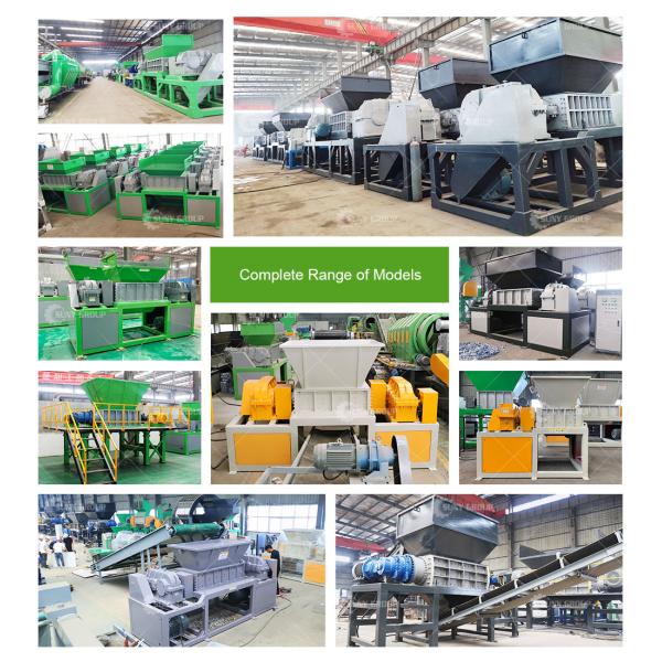 3300 кг вес двойной валы дробилка для вертикального металлолома стальной металлолома