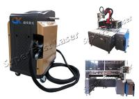 limpeza de superfície da oxidação do metal 200W da máquina portátil do laser do poder do laser pelo sistema de limpeza