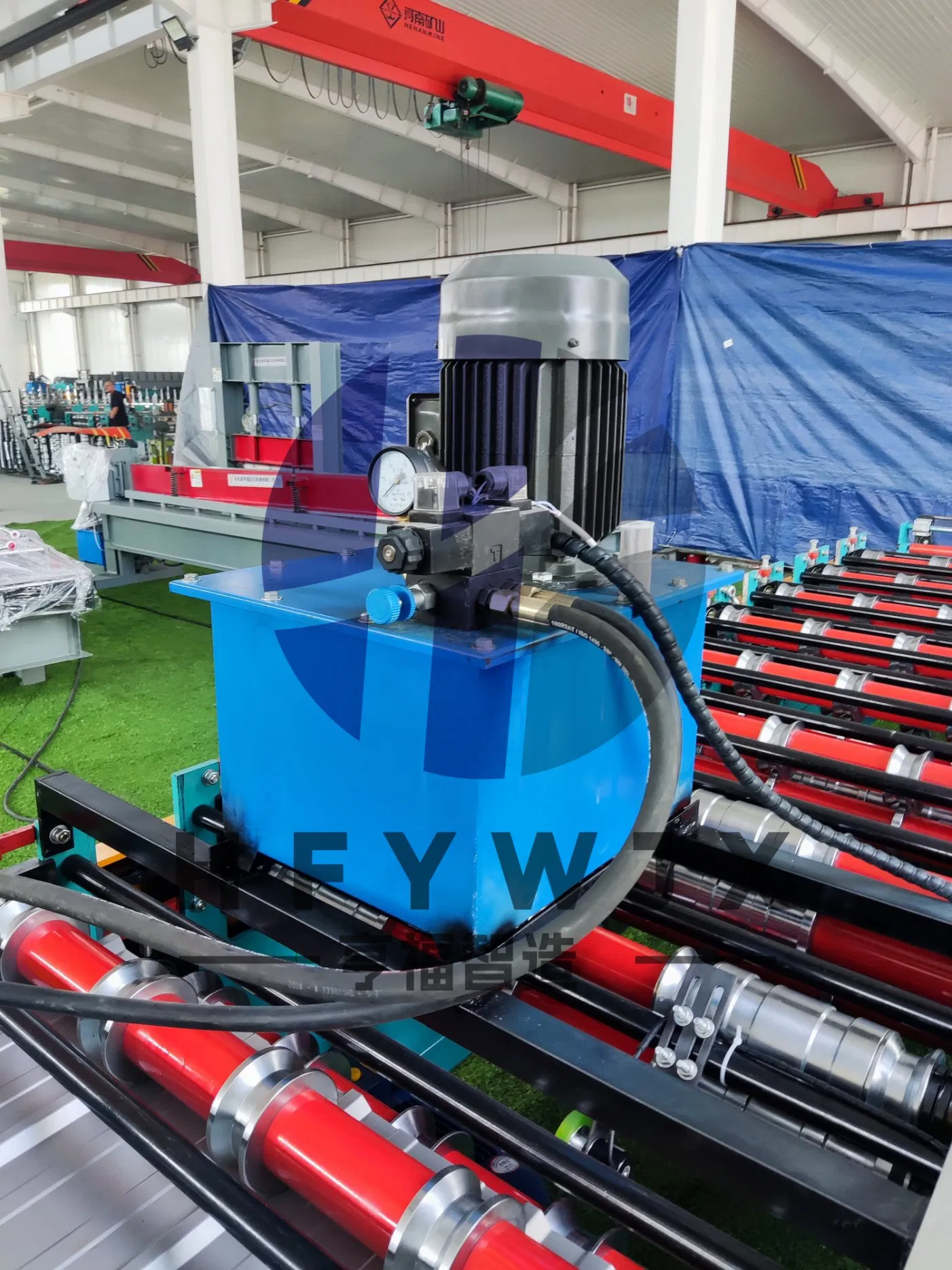 Automatic Double Layer Roll Forming Machine 11row Roofing Roll Formers