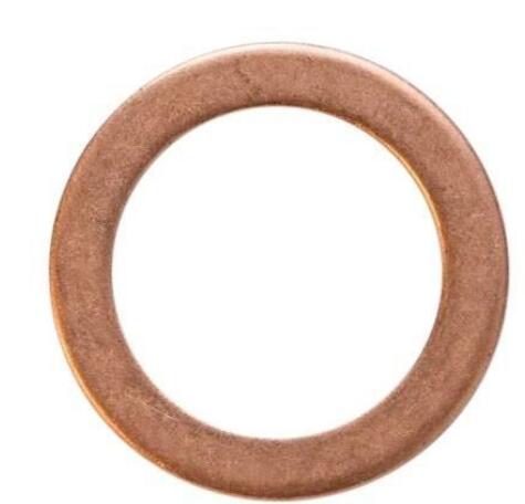Brass Copper Colored Metal Round Flat Plate Fender Washers Sealing Gasket Punched Ring Washer