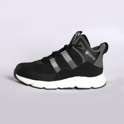 Chaussures en acier résistant au glissement, en tissu de pieds, chaussures unisexes, lacets, chaussures de sécurité