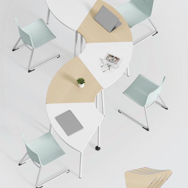 Modern Design Folding Training Table Long Movable Splicing Conference Table