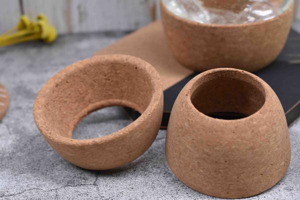 Glass Storage Carafe Natural Cork Coasters Bottom Base Anti Acid Anti Alkali