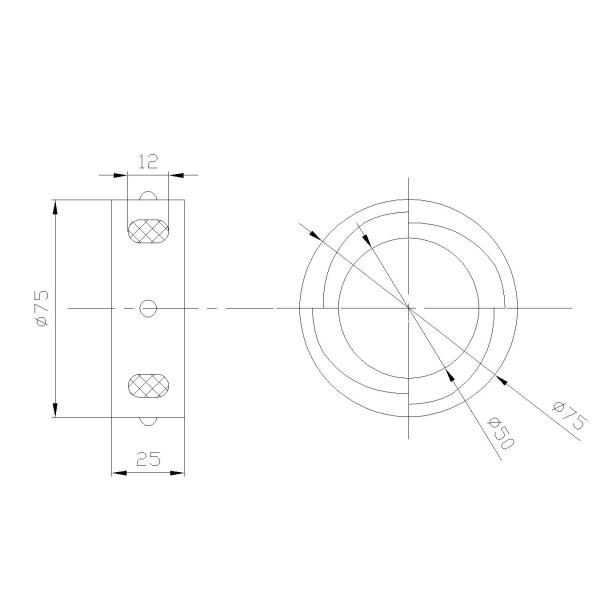 Key Chrome Coating 3 Inch 75.5mm Differential Slip Ring