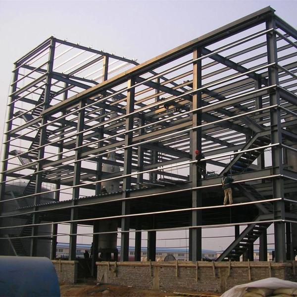 Fast Installation All Bolt Connection Galvanized / Painting Prefab Steel Structure Building with Engineers Guidance