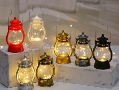Creative Plastic Christmas Lantern, Christmas Decoration LED Lantern