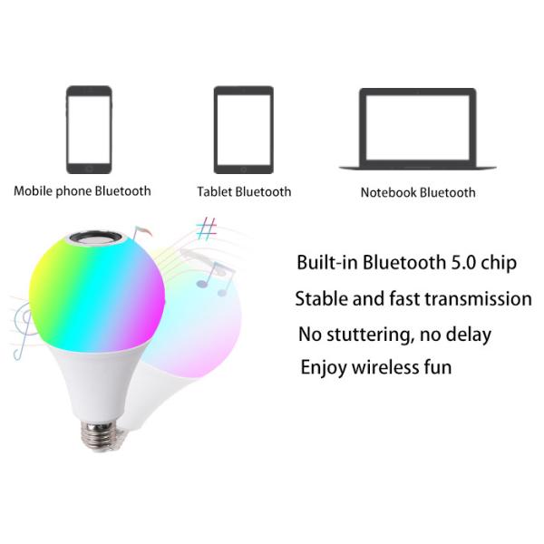Жизненный период электрической лампочки 6500K 10000H музыки Bluetooth управлением ПРИЛОЖЕНИЯ