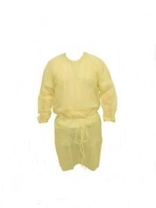 Doutores plásticos reforçados descartáveis autoclávicos vestido cirúrgico para a