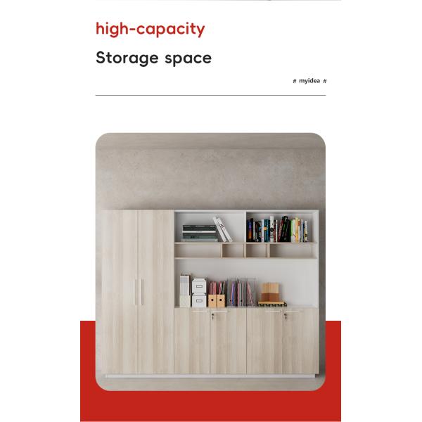 Современная офисная мебель Современные деревянные офисные шкафы с хранилищем