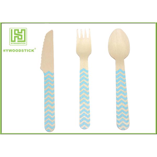 Premium Birch Disposable Eco Friendly Wooden Cutlery Fork Knife Spoon