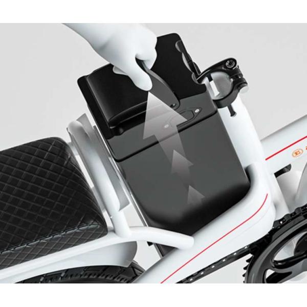 14 Inch 350w Folding Electric Bike For Adults 48v 10Ah CYSUM K9