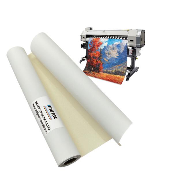 Matte Inkjet 360gsm Polycotton Canvas For Wall Decoration