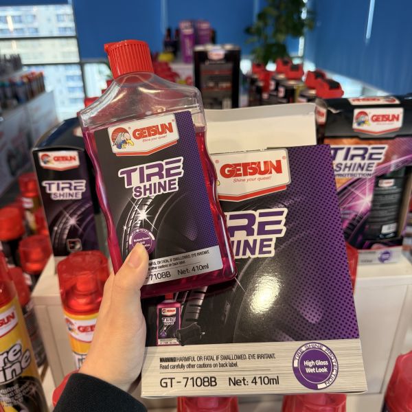 Gel Brillant Pneus Premium - Protection Longue Durée pour une Finition Brillante