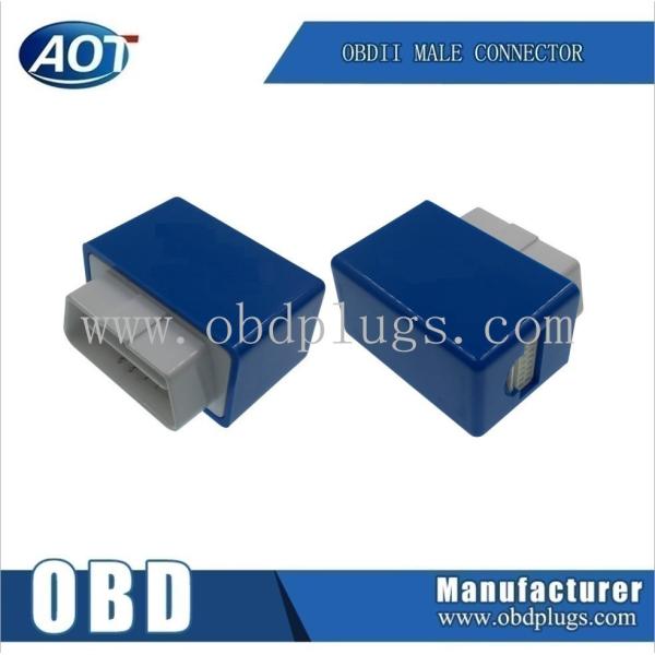 Normal Color ABS Plastic16 Pin J1962 OBD OBD II EML327 OBD2 Enclosure for Offer Drawing