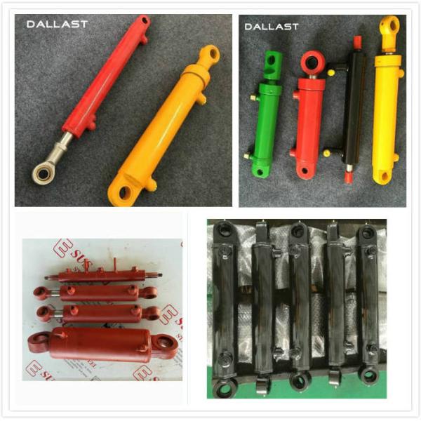 Customized FEE Double Rod Hydraulic Cylinder Double Acting  ISO9001 Certification