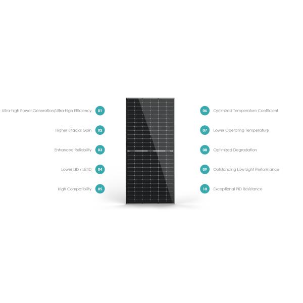 N-Type Mono-Crystalline 470W-490W Solar Panel for JinKo Solar Hot Water System Heater