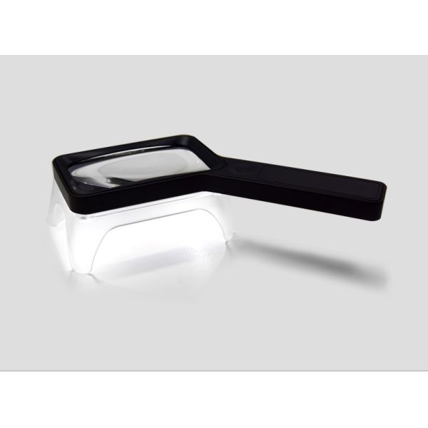 3X Handheld Screen Magnifier LED Light Book Reading Maintenance Identification Collection Jewelry Antique Foldable Desktop