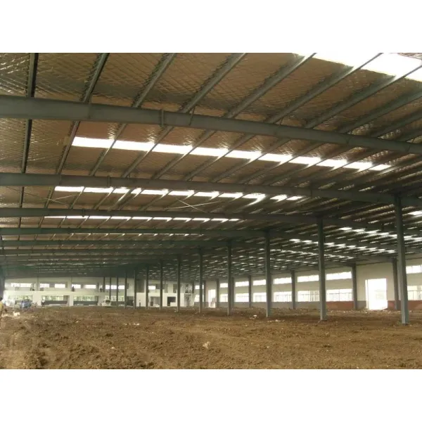 Prefab Steel Structure Workshop with 20-50 Years Service Life, Q235 Q355B Carbon Steel Frame, and Wind Snow Seismic Design Load