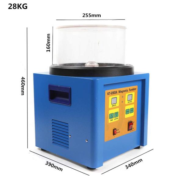 culbuteur magnétique Polishing Machine de la machine de polonais des bijoux 550W 2800rpm