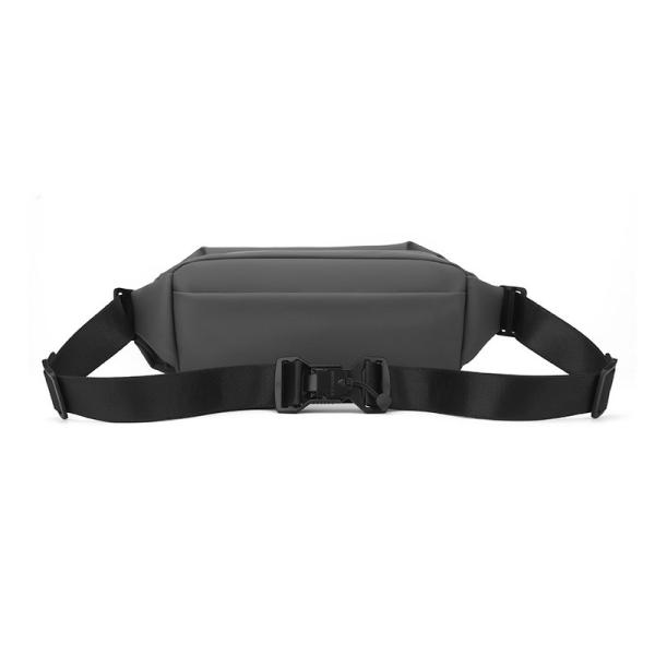 Magnetic buckle bag Chest bag Men's crossbody chest bag Multi-functional fashion senior sense men's Fanny pack