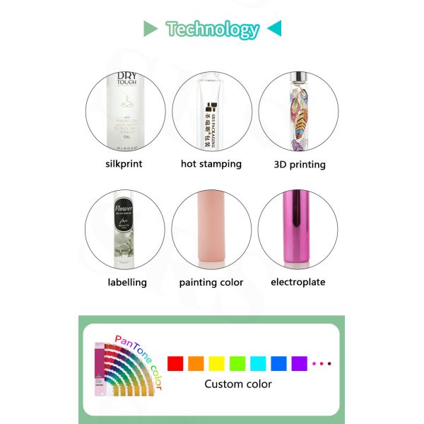 GB3-10ML Wholesale Factory Sale Thick Wall Glass Vial Roller Bottle Packaging For Hand Oil