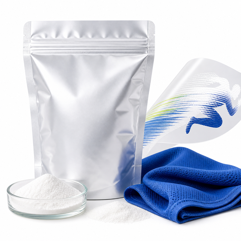Elastic PU DTF Powder with 115-130°C Activation Temperature and 90-150 um Particle Size for Sportswear