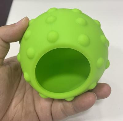 Laser que grava a luva da borracha de silicone para a bola da massagem da vibração