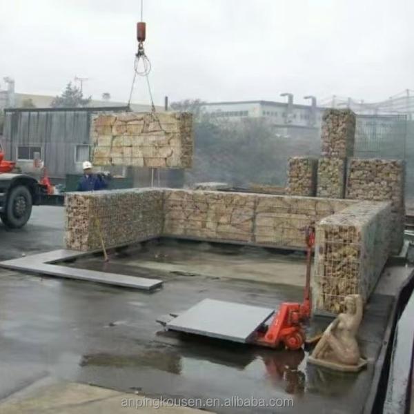 Galvanized Welded Gabion Boxes Wire Mesh Baskets Stone Cage for Custom Requirements