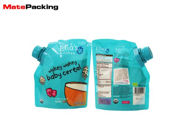 100% Security Food Grade Spout Pouch Custom Logo Printing Organic Baby Food Pouches