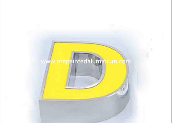 1100 Pre Painted Aluminium Store Sign Board Strip Coils With PE Coated