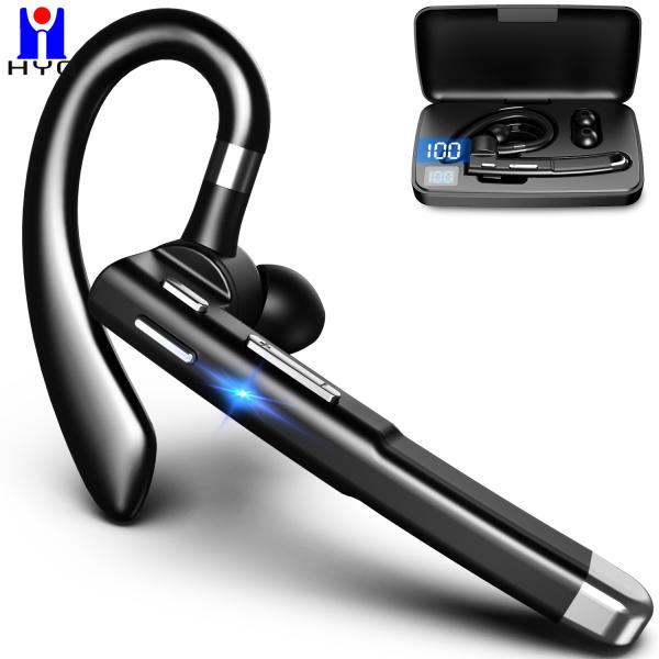 LED Power Display YYK520 Business Bluetooth Earphone Noise Cancelling Audifonos Wireless BT Headphone