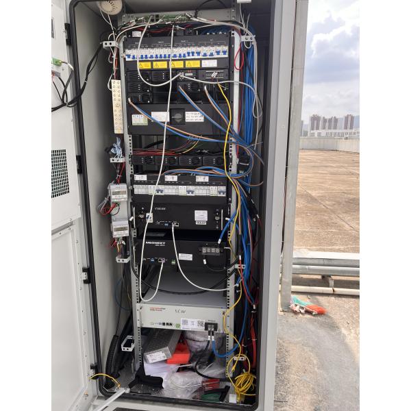 Gestión de múltiples sitios Gabinete de energía integrado Sistema híbrido fotovoltaico Gabinete de energía exterior