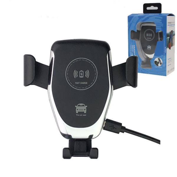 Fast Charge 15w Qi Automatic Clamping Wireless Car Charger For Iphone