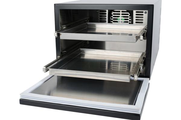 Metal Shell Shot Glass Freezer High Efficiency With Double Deck 45.7 X 30 X 22cm