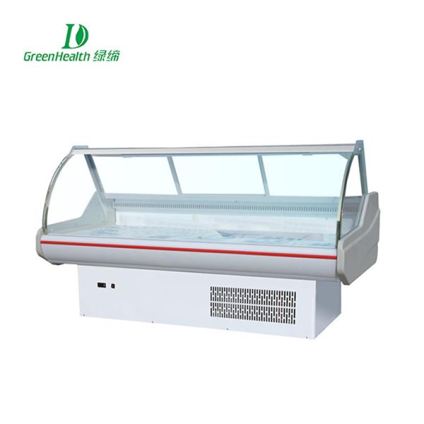СИД внутри цвета витрины холодильника дисплея гастронома мяса белого энергосберегающего