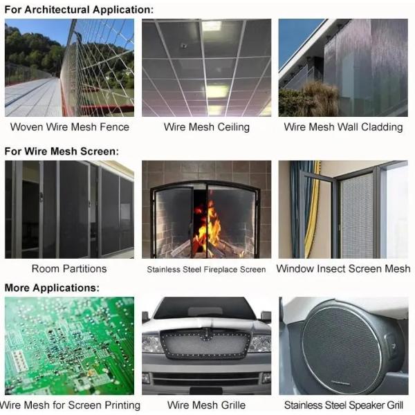 SUS 304 316 316L Stainless Steel Crimped Woven Wire Mesh Screen For Sand Stone Sieve Screen Mining