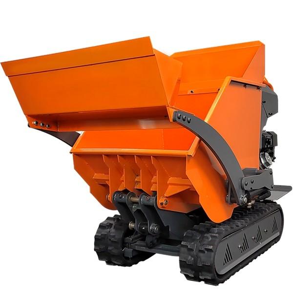 Mini Tracked High Lift Dumper 1100lb Standing Short Distance Transport